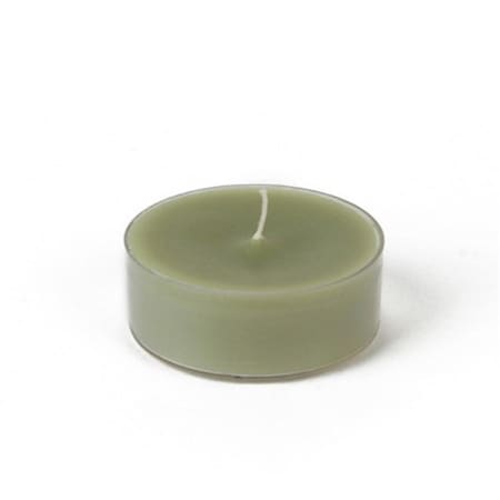 Jeco Mega Oversized Sage Green Tealights, 144PK CTM-029